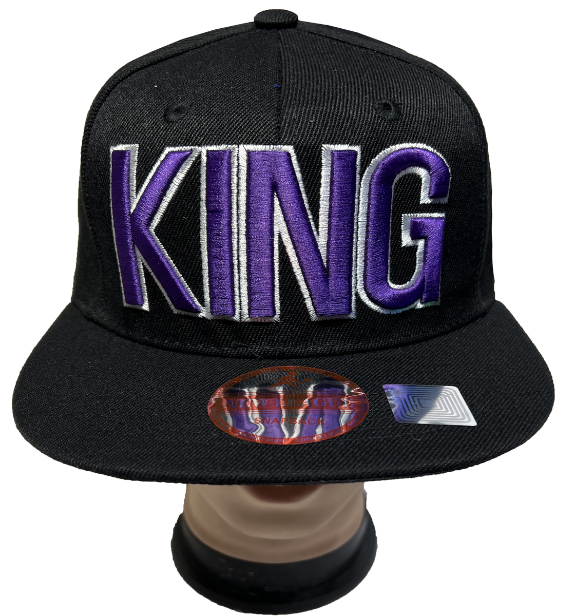 KING 3D Embroidered Hip hop Snapback Adjustable Baseball Cap Hats