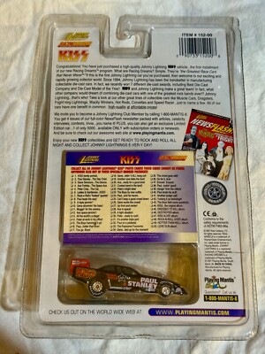 Paul Staney Funny Drag Car 1997 Johnny Lightning KISS | eBay