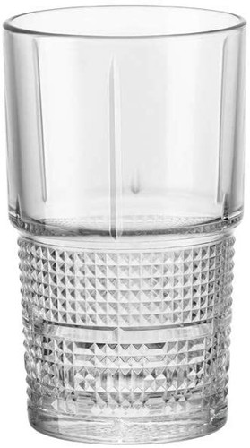 Verres à Pied Nick&Nora Bormioli Rocco - Lot De 6 - 15,5 Cl - Design Moderne Et élégant - Lavables Au Lave-vaisselle