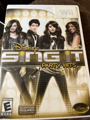 Disney Sing It: Party Hits (Nintendo Wii, 2010) Complete