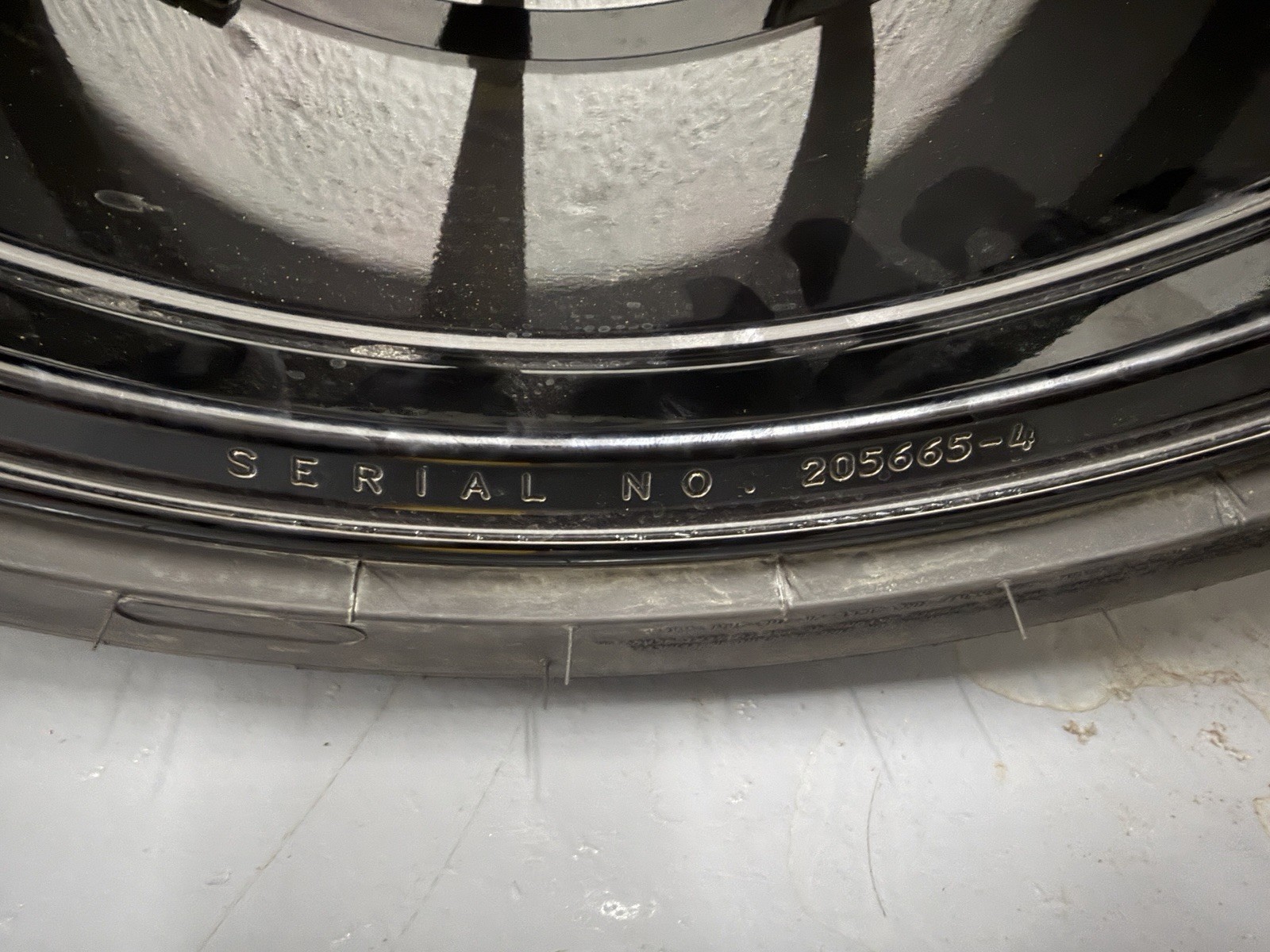Ferrari 599 Front Wheels Set Black
