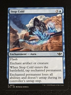 MTG Outlaws of Thunder Junction Stop Cold 0072 NM