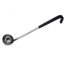 Vollrath 58044 4 oz Antimicrobial Black Kool Touch Ladle