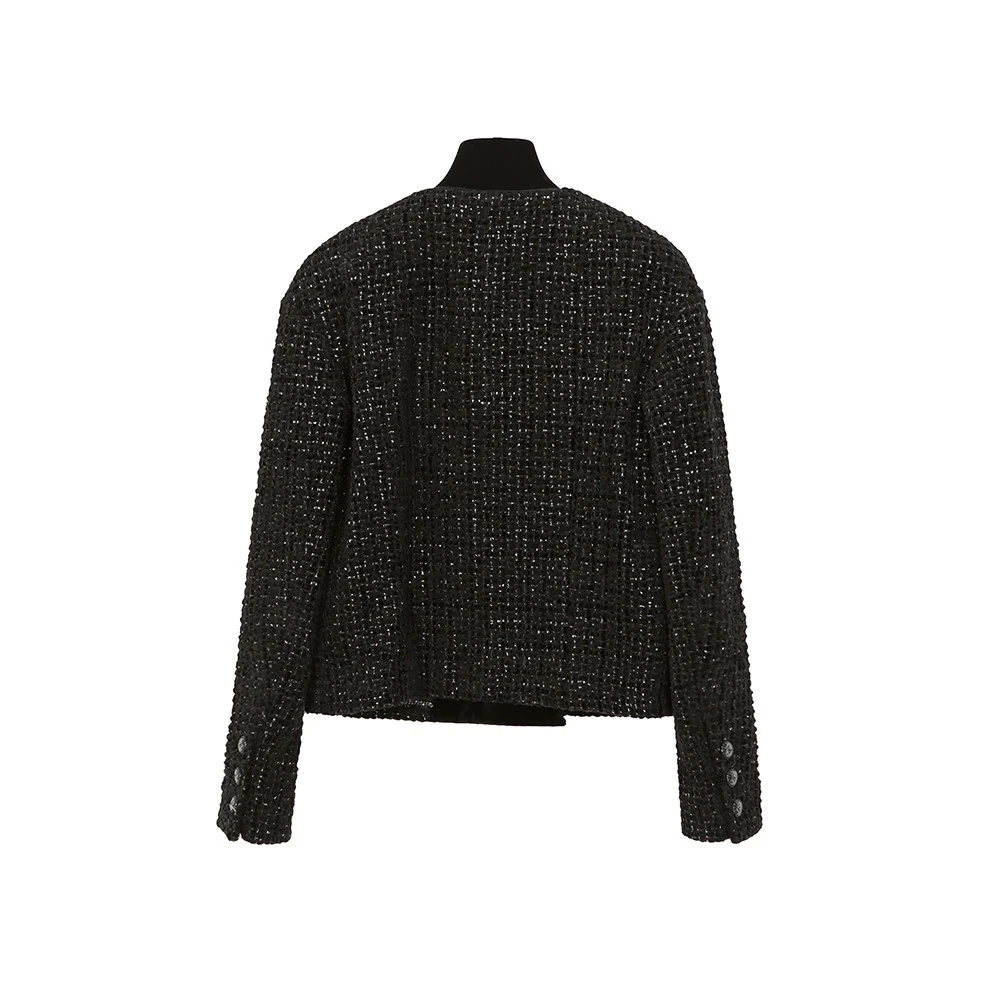 Giacca tweed iridescente CHANEL 98624215