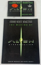 Alien Resurrection Postcard and Making of book lot both unused Weaver Ryder new