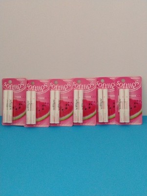 6 Packs Softlips Lip Protectant Balm Sunscreen Spf 20 Watermelon 12 Total (/)