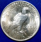 1923-P Peace Dollar, Lustrous BU, Blast White — photo 2