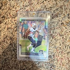 Panini 2017 Donruss Optic Prizm Adrian Peterson #82 New Orleans Saints NFL Card