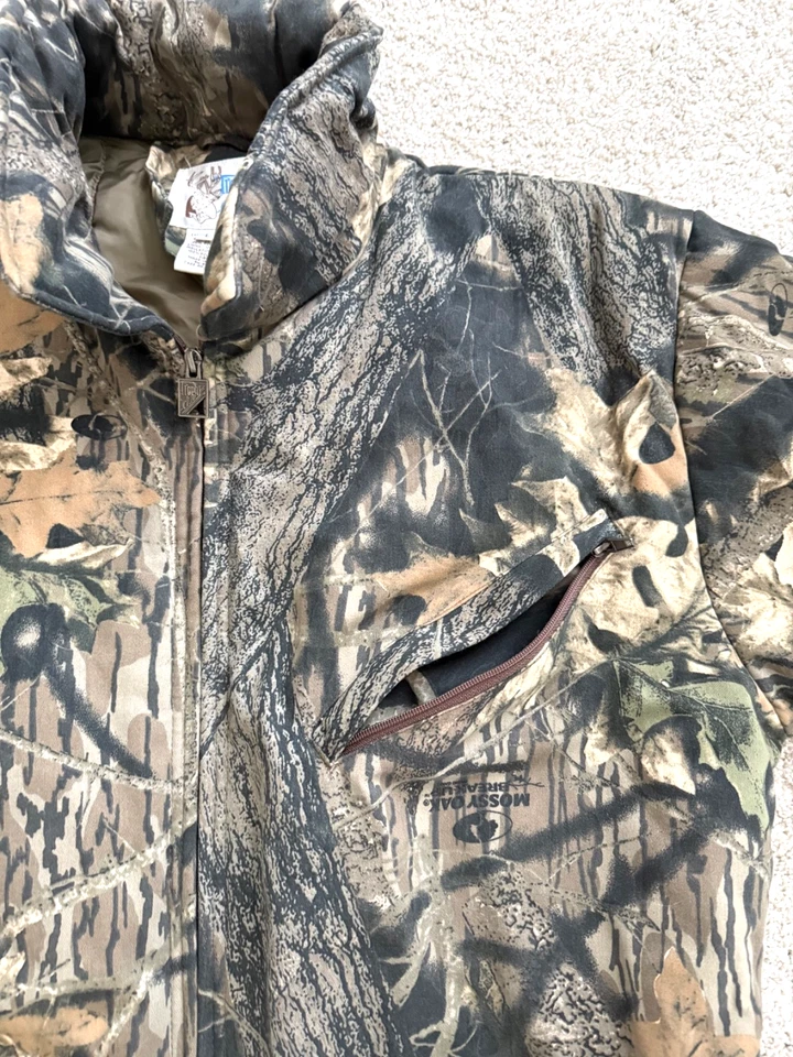 VGC Mens Trophy Club Mossy Oak Camo Insulated Coveralls, Large - Image 3 of 4