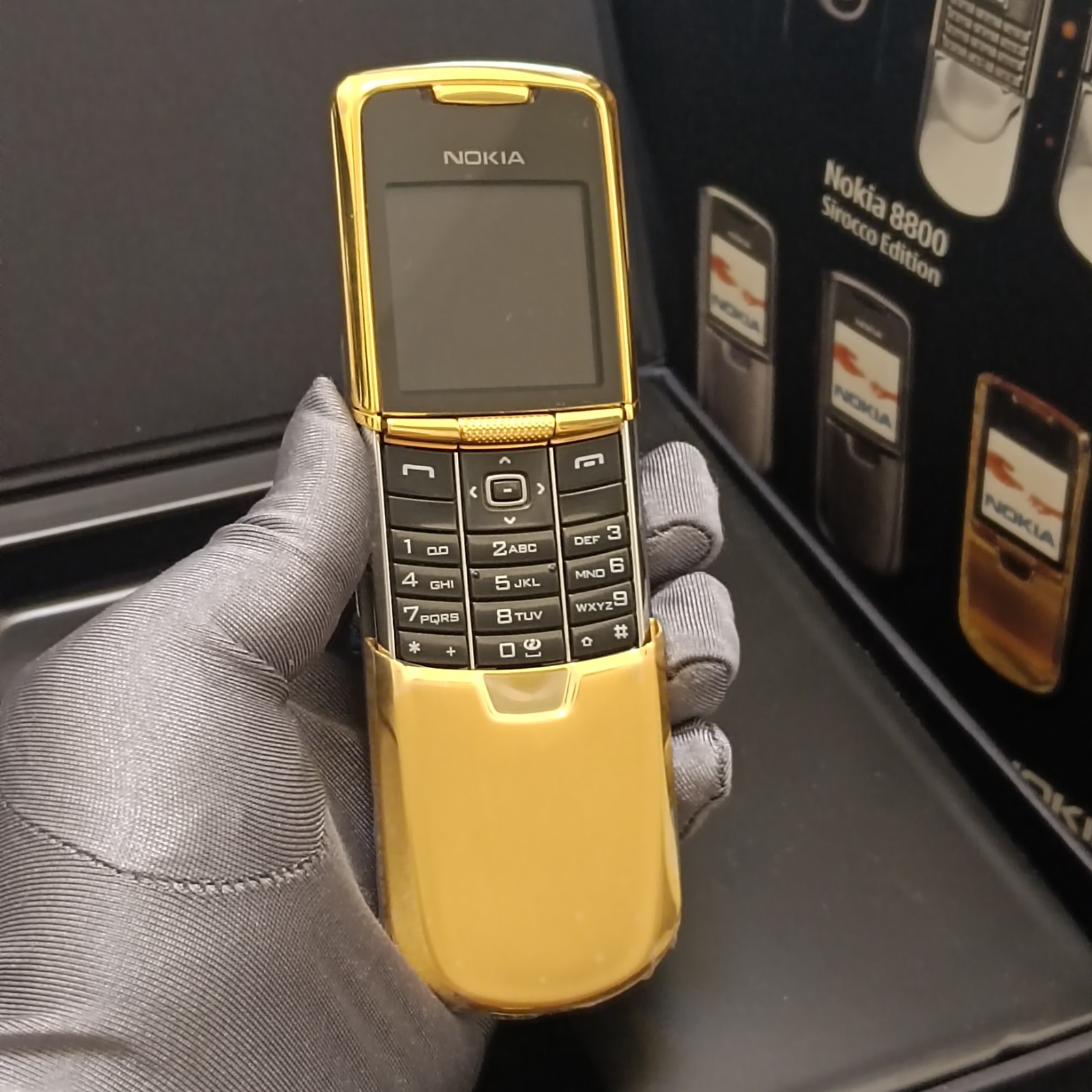 RARE LUXURY NOKIA 8800 CLASSIC GOLD SPECIAL EDITION UNLOCKED GSM MOBILE PHONE