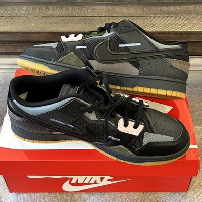 Nike Dunk Low Scrap Black Gum Anthracite Cool Grey DB0500-001 Men Size 13