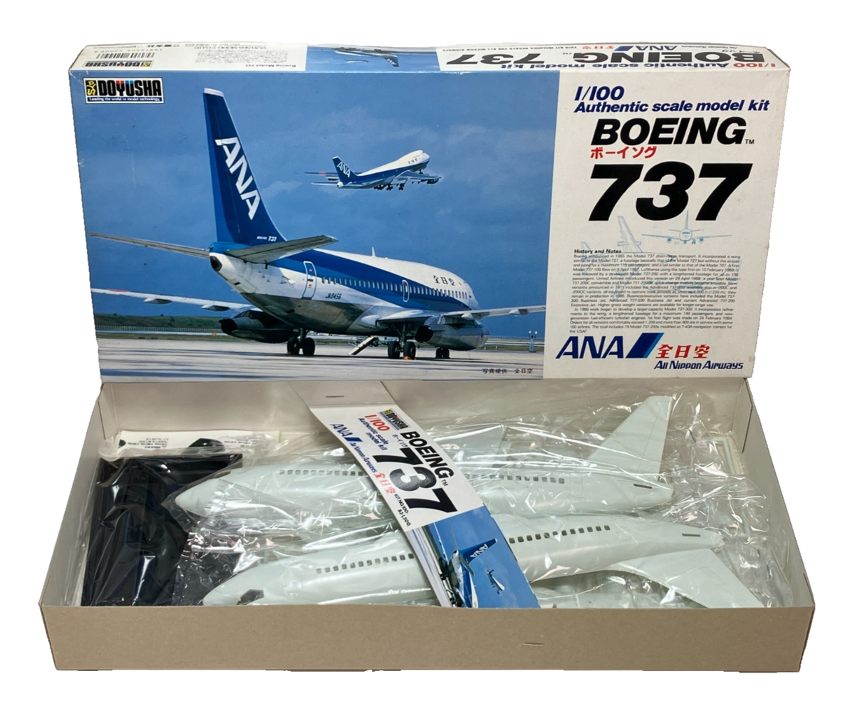 Doyusha 1/100 Boeing 737 ANA All Nippon Airways Plastic Model Kit