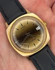 1976-1977 Vintage Timex Men's Electric Dynabeat Tiger's Eye Watch - RUNS - READ!