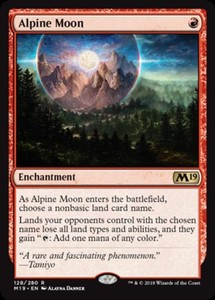 Alpine Moon (128/280) Core Set 2019 MTG Rare Enchantment