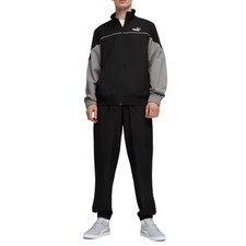 Puma - Tuta Uomo Woven Colorblock, Nero Codice 691772-01