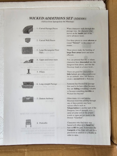 Dwarven Forge Master Maze MM006 Wicked Additions 100% Complete Boxed OOP NEW - Picture 14 of 18