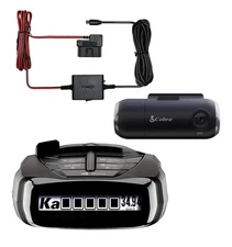 Cobra RAD 480i Laser Radar Detector & SC100 Smart Dash Cam + 2.5A OBD Port