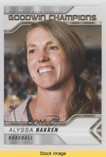 2023 Upper Deck Goodwin Champions Gold Alyssa Nakken #61 READ 6kv