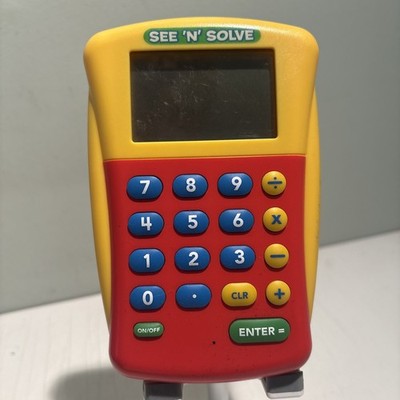 Educational Insights See 'n' Solve Calculator Math Learning Tool TESTED Works