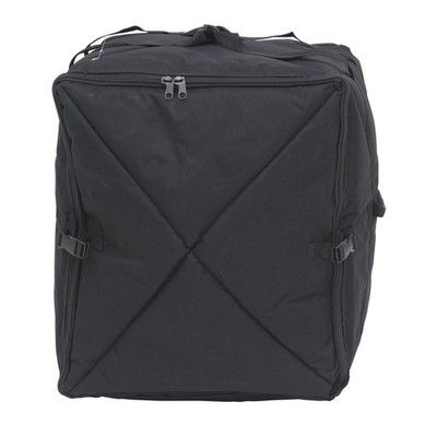 HUBERT  Insulated Pizza Delivery Bag Extra Large Black Nylon Side Loading - 19