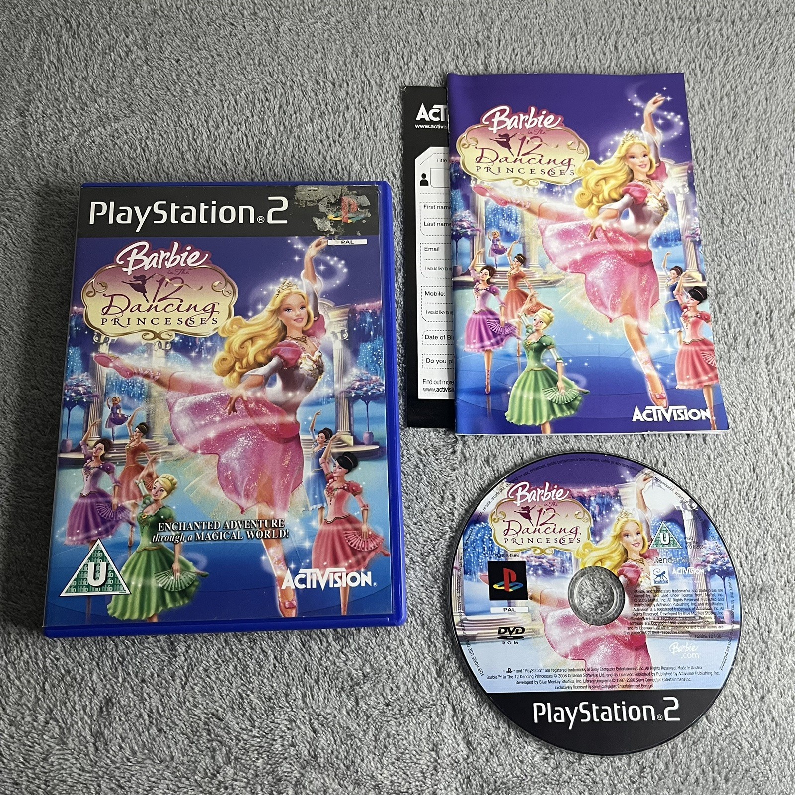 Barbie In The 12 Dancing Princesses Playstation 2 PS2