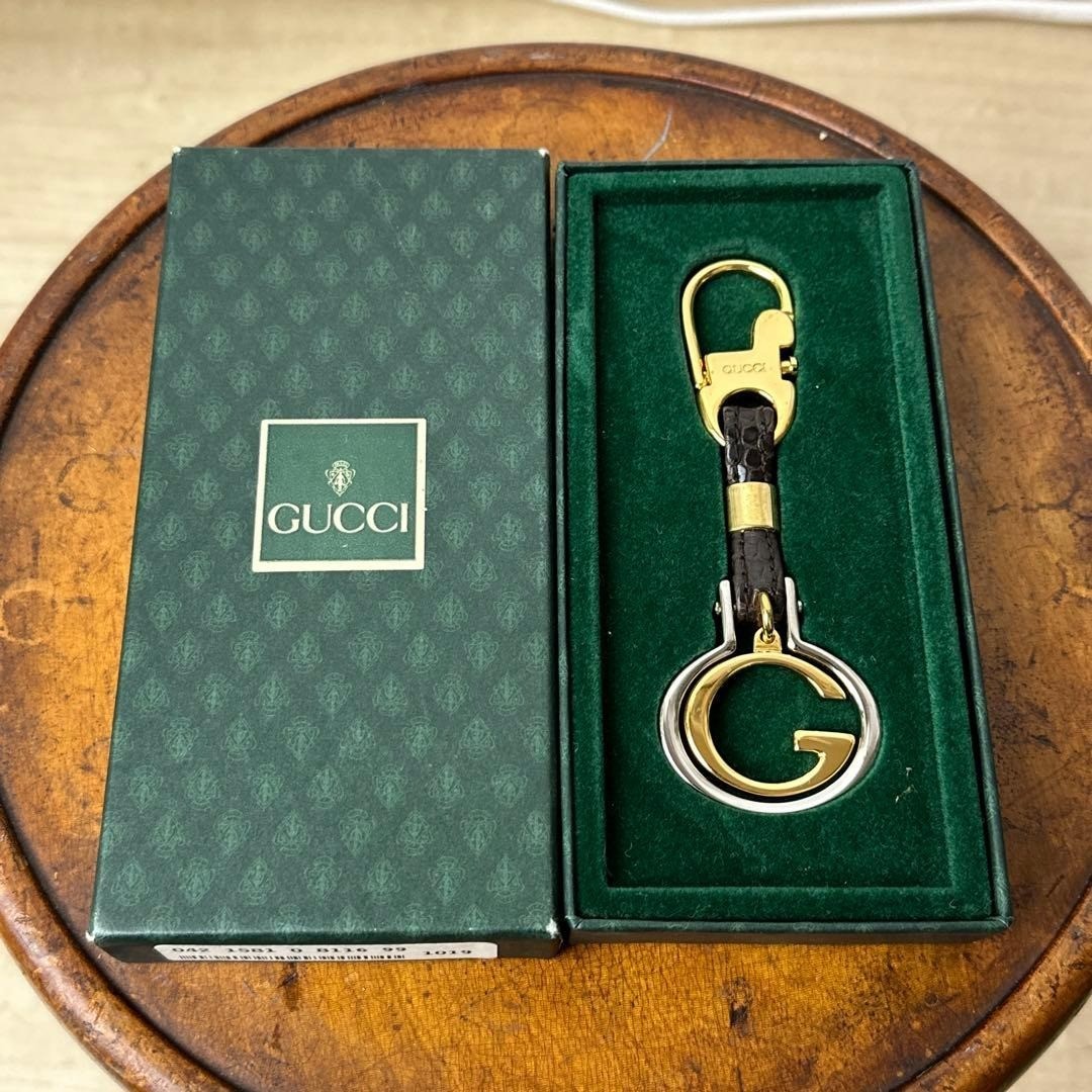 Authentic GUCCI OLD GUCCI Interlocking G Keychain… - image 1