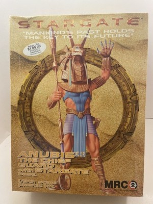 MRC: Stargate Anubis Chief Guard Plastic Model Kit 1/9th Scale NEW Open Box 1994