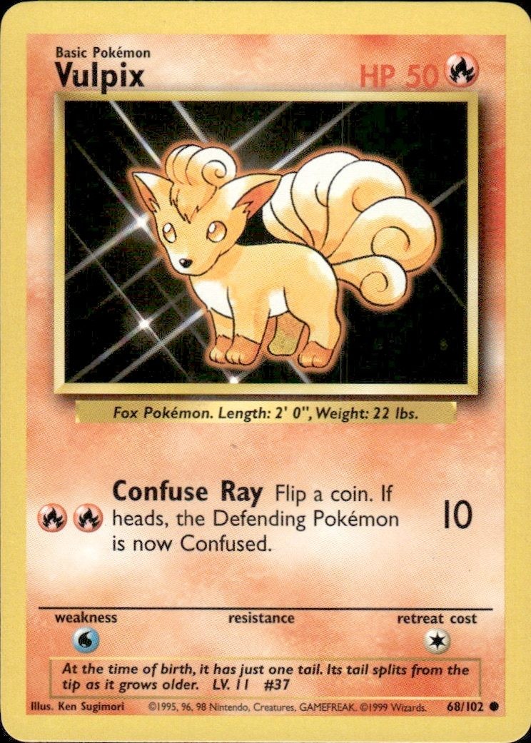 Vulpix - Base Set - 068/102 - Common