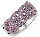 2CT Heat Treated Pink Topaz 925 Solid Sterling Silver Ring Sz 7 PC13-6 — photo 2