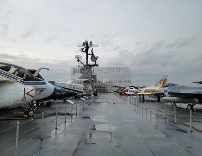 USS INTREPID FLIGHT DECK SEA-AIR-SPACE MUSEUM NYC 2022 8.5X11 PHOTO