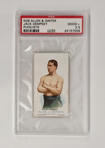 1887 N28 Allen & Ginter #18 Jack Dempsey — PSA 2.5