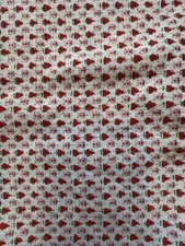 Feed Flour Sack Cloth Pink Red 2 Pc 35 X20 READ Stains Tear