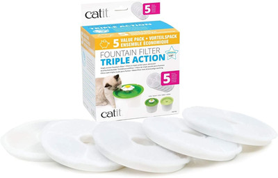 Original Catit Brunnenfilter für 3 Liter Blumenbrunnen, Frisch- und Klarfüller