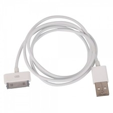 2x USB Charging Cable Cord Sync for iPod Classic 6th/7th Gen 80/120/160gb White