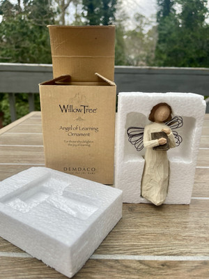 Willow Tree ''Angel Of Learning'' Demdaco Ornament Figurine 5.5  H Original Box!