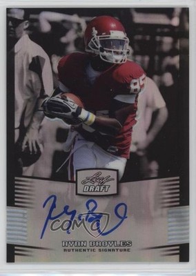 2012 Leaf Metal Draft Silver /99 Ryan Broyles #RB1 Rookie Auto RC n1u
