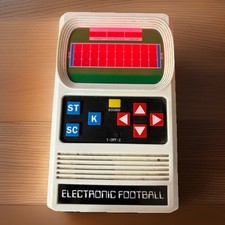 Mattel Electronics Handheld Electronic Football Game 1977 Tested, Working
