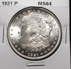 1921-P  MORGAN DOLLAR - Choice Uncirculated