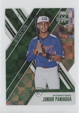 2017 Panini Elite Extra Edition Status Emerald Die-Cut 19/49 Junior Paniagua g2u