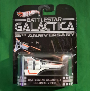 Hot Wheels Battlestar Galactica 35th Anniversary Colonial Viper Die-Cast