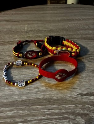 Kansas City Chiefs Four Bracelets