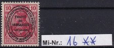 Allenstein Mi.-Nr.: 16 aus Freimarken 1920 sauber postfrischer Wert