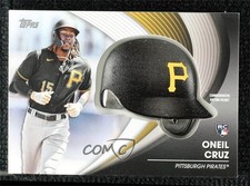 2022 Update Commemorative Batting Helmet Manufactured Relics Oneil Cruz 0eq
