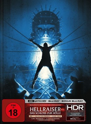 Hellraiser - Das Schloss zur Hölle, Mediabook E UHD Blu-ray FSK18  *NEU*OVP*