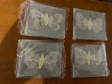 FAIRY BUTTERFLY WINGS FOR CRAFTS 8 X 11.7CM YELLOW AND WHITE FROM MANGELSENS-12