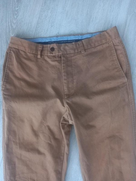 Men Charles Tyrwhitt Trousers Beige Cotton 32 / M #16N7