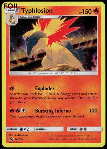 Typhlosion - - SM185 - NM - Sun & Moon Promo - Pokemon