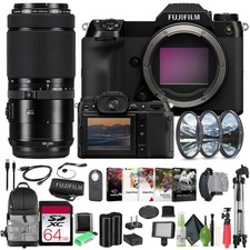 Fujifilm GFX100S II Mirrorless Medium Format Camera GF 100-200mm f/5.6R LM Lens