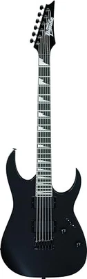 GIO Ibanez E-Gitarre für Anfänger schwarz flach GRG121DX-BKF aus Japan - Bild 1 von 4