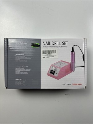 Subay DR201 Finger Toe Nail Care Electric Drill Machine Manicure Pedicure Kit
